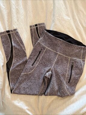 lululemon athletica Speckled Black & White Leggings